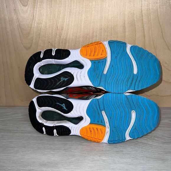 Mizuno Wave Paradox 4 White/Black/Orange/Blue Women's 6.5 - Picture 7 of 10